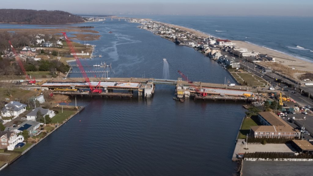 Bridge construction in Sea Bright