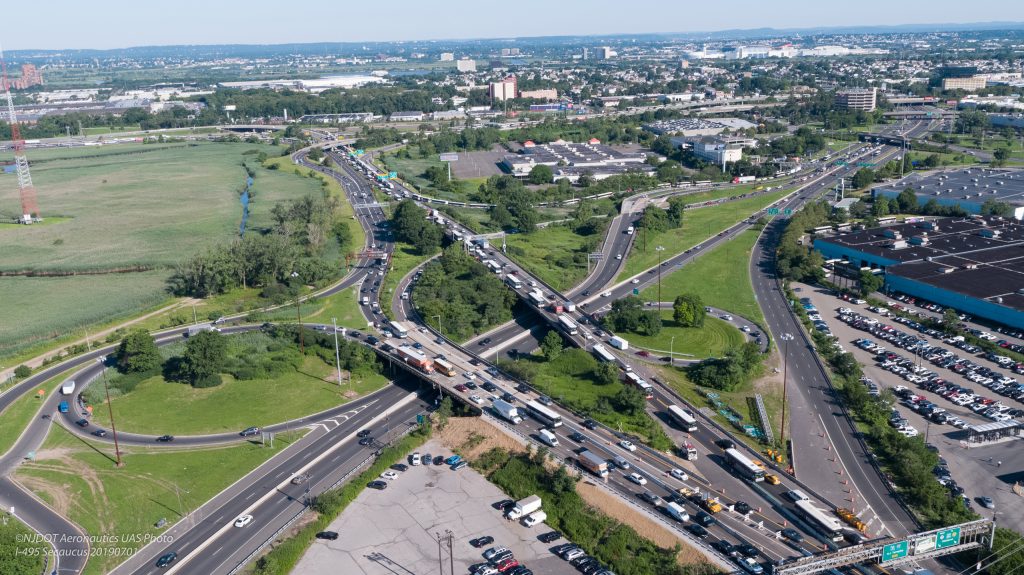 NJ-495 in North Bergen